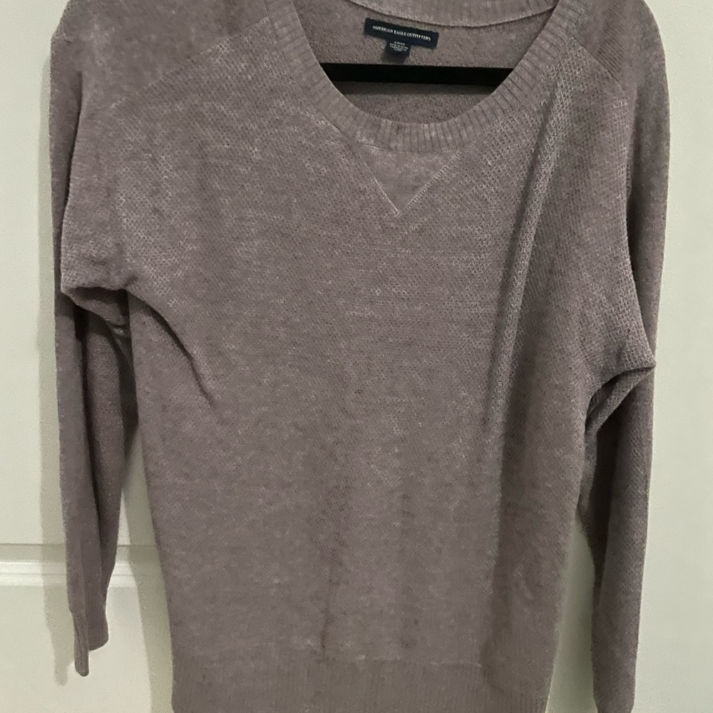 American eagle purple sweater